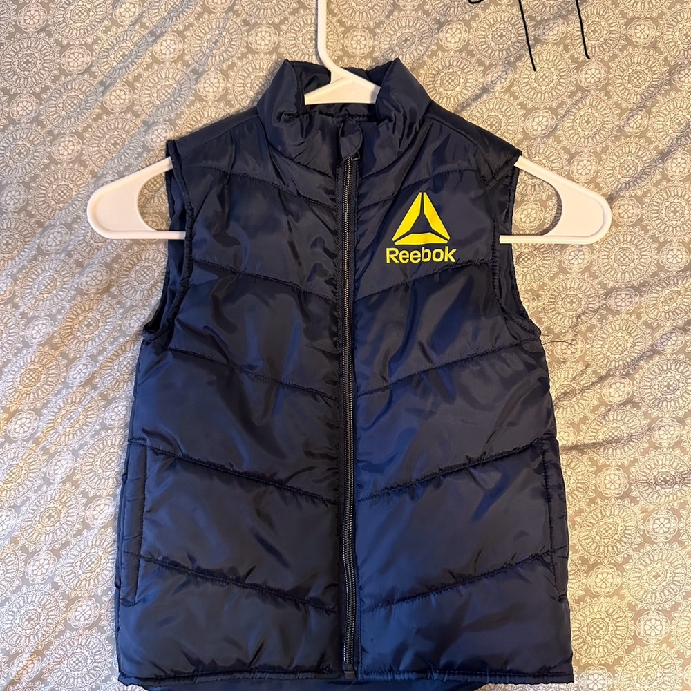 Reebok Blue Quilted Vest